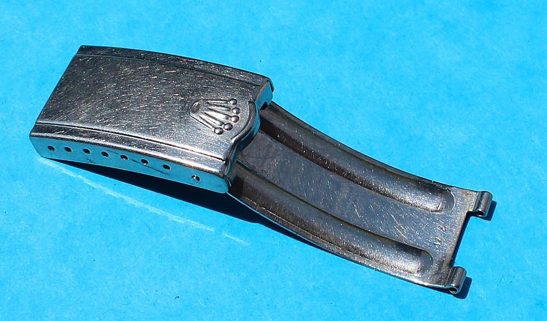 Rolex 1971 deployment Clasp part 6251H Folded links & Bracelet Oval USA ...