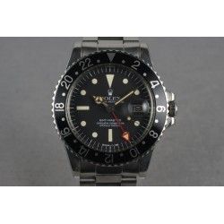 Rolex rare N.O.S Aiguille Tritium ALL RED, ROUGE Fuseaux 24H Montres Vintages GMT MASTER 1675 PCG Cal 1570, 1575