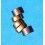 ROLEX ANTIQUE 70's SOLID 14K STEEL OVAL LINK FOR 19/20mm OVAL WATCH MENS JUBILEE BAND BRACELET