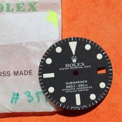 Vintage & Original NOS / OEM 1680 Rolex tritium factory Dial Submariner Date Exquisite Patina Cal 1570