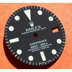 Vintage & Original NOS / OEM 1680 Rolex tritium factory Dial Submariner Date Exquisite Patina Cal 1570