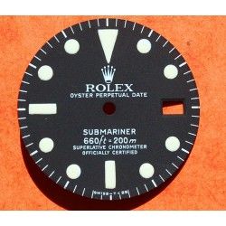 Vintage & Original NOS / OEM 1680 Rolex tritium factory Dial Submariner Date Exquisite Patina Cal 1570