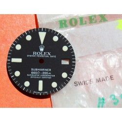 Vintage & Original NOS / OEM 1680 Rolex tritium factory Dial Submariner Date Exquisite Patina Cal 1570