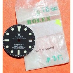 Vintage & Original NOS / OEM 1680 Rolex tritium factory Dial Submariner Date Exquisite Patina Cal 1570