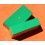 Vintage Rectangle Rolex Green Coffin Box for Ladies Oyster Perpetual Ref 6516