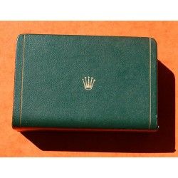 Vintage Rectangle Rolex Green Coffin Box for Ladies Oyster Perpetual Ref 6516