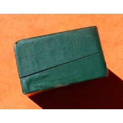 Vintage Rectangle Rolex Green Coffin Box for Ladies Oyster Perpetual Ref 6516