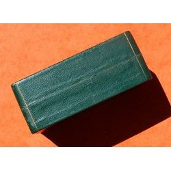 Vintage Rectangle Rolex Green Coffin Box for Ladies Oyster Perpetual Ref 6516