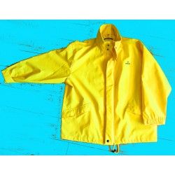 Authentique Rolex Ciré marin jaune, parka, vareuse,veste de quart,veste imperméable voile,vêtement bateau taille XL Rolex Cup