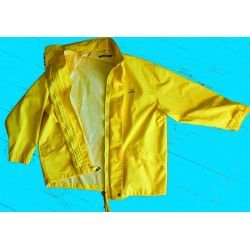 Authentique Rolex Ciré marin jaune, parka, vareuse,veste de quart,veste imperméable voile,vêtement bateau taille XL Rolex Cup