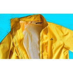 Authentique Rolex Ciré marin jaune, parka, vareuse,veste de quart,veste imperméable voile,vêtement bateau taille XL Rolex Cup