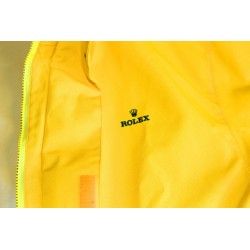 Authentique Rolex Ciré marin jaune, parka, vareuse,veste de quart,veste imperméable voile,vêtement bateau taille XL Rolex Cup