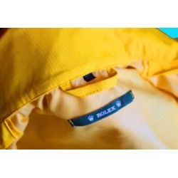 Authentique Rolex Ciré marin jaune, parka, vareuse,veste de quart,veste imperméable voile,vêtement bateau taille XL Rolex Cup