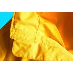 Authentique & Rare Rolex Ciré marin jaune, parka, veste pour bâteaux taille XL pour les Rolex Cup