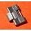 RARE FOLDED WATCH BRACELET BIPOLISHED LINK SSTEEL 18mm LARGE