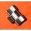 RARE MAILLON PLIE EN ACIER 18mm BI POLI ACIER POUR BRACELET DE MONTRES