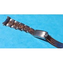 Rolex Rare 1965 Rose Gold/SS tutone 19mm 57 lugs Riveted Bracelet Vintages Oyster Perpetual Watch Band