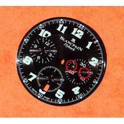 Blancpain Leman Flyback Chronograph Watch part Arabics Black Dial auto Cal F185