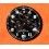 Blancpain Leman Flyback Chronograph Cadran montres couleur noir chiffres arabes Cal F185
