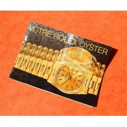 ROLEX 1998 FRENCH GENUINE OYSTER BOOKLET BROCHURE PAMPHLET VOTRE ROLEX OYSTER ref 579.51fr 2.1998