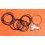 ROLEX Lot of 18 x original Deep Inner O-Ring Gasket Caseback watches Ø33.20mm