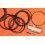 ROLEX Lot of 18 x original Deep Inner O-Ring Gasket Caseback watches Ø33.20mm
