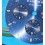PANERAI GENUINE BLUE METAL WATCH DIAL PAM 327 Ø34mm LUMINOR DAYLIGHT CHRONOGRAPH caliber OPXII automatic