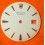 ROLEX Original 60's OYSTERDATE Silver watch dial Ø27mm arrow head markers 6694, 6482 Manual Winding