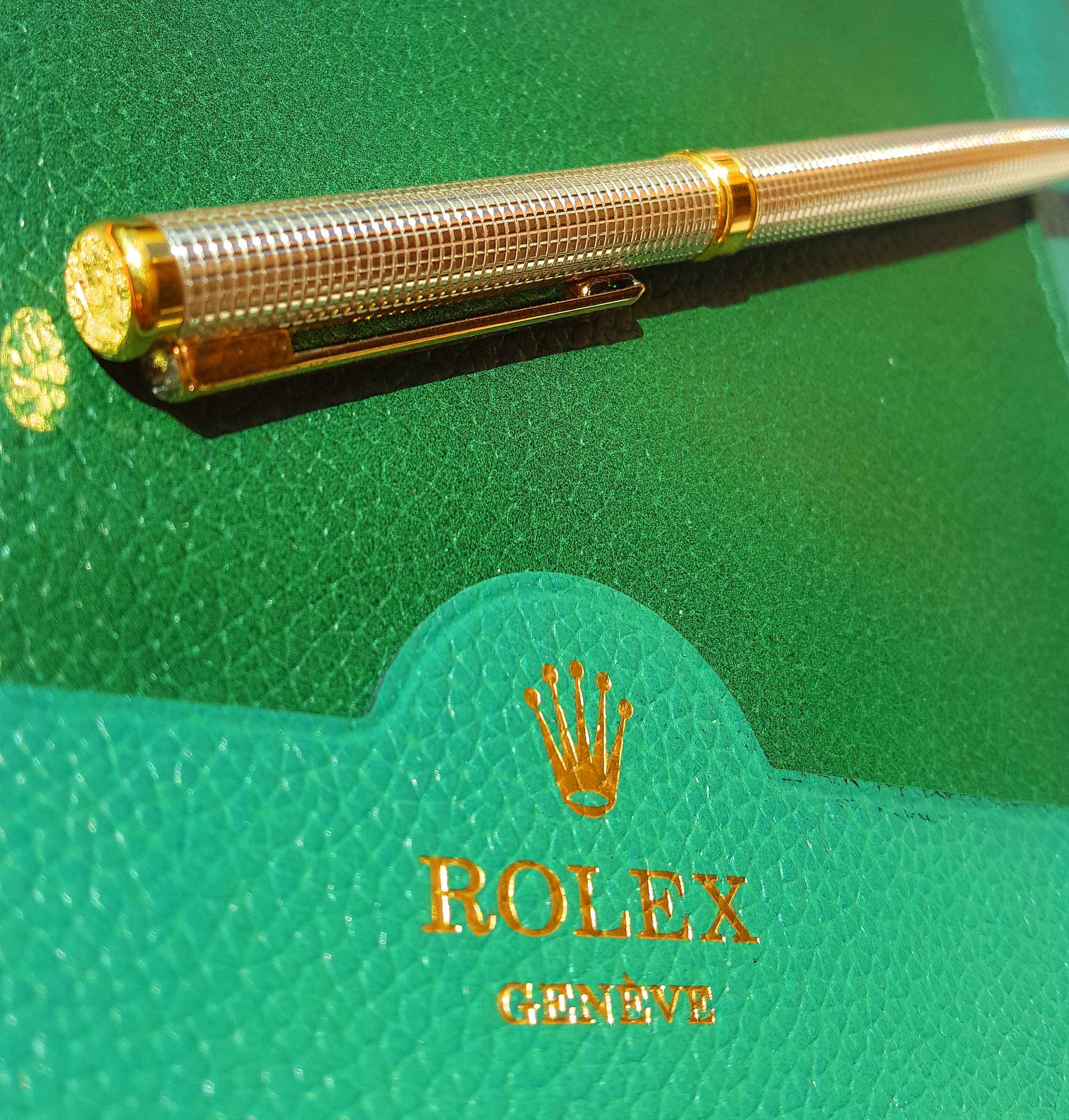 Rolex Pen and Leather Pen Holder at 1stDibs  rolex gold pen price, rolex  pen price, rolex pencil drawing