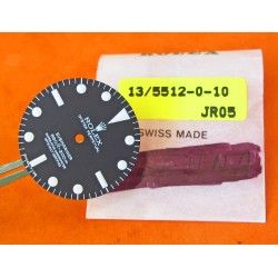 Cadran Rolex 5512 -4 lignes -Submariner mat vintage Luminova NEUF 