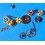 Lot Fourniture horlogère montres roues, pignons, axe de calibres, mouvements montres