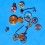 Lot Fourniture horlogère montres roues, pignons, axe de calibres, mouvements montres