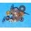 Lot Of Watch spares, what part, watch accessories, axle, wheels, screws, balance, watch bits for sale
