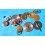 Lot Fourniture horlogère montres roues, pignons, axe de calibres, mouvements montres