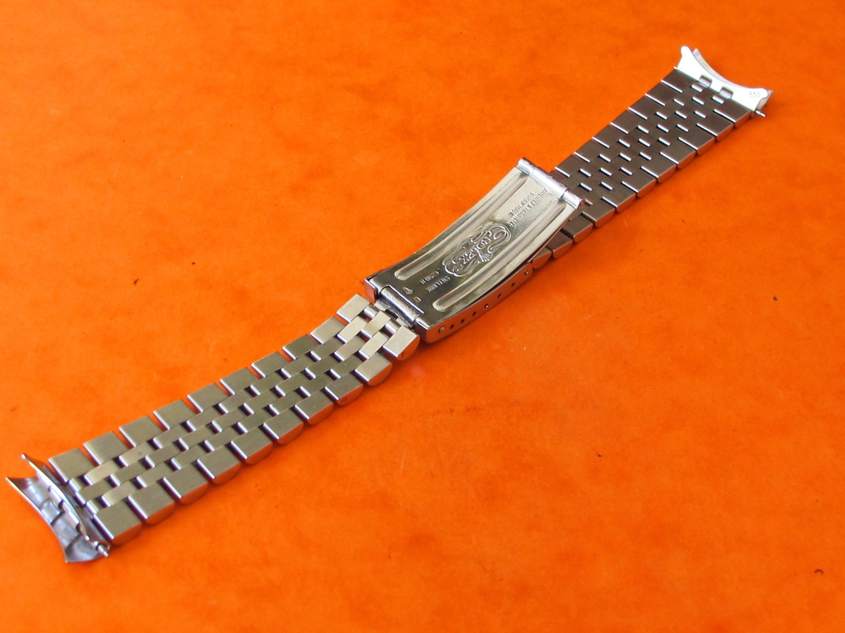 Rolex Jubilee Stainless Steel Man Watch Bracelet 20mm For 1675 1655 ...