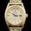 Rolex 50's Vintage Mens Gold Wristwatch Dauphines Hands Tritium, Radium Datejust, President Cal 1030, 1060, 1570, 1530