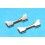 ROLEX TUDOR ORIGINAL 20mm ENDLINK END PIECE 358B FOLDED BRACELET FOLDED LINK 7836, 1655, 1675, 16750