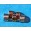 Rolex  Rare 15mm Solid Rose Gold/SS MENS JUBILEE 20mm BRACELET 62523H 18 TUTONE LINK WATCHBAND PART