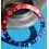 ROLEX FADED INSERT GRADUE 24H BICOLORE PEPSI ROUGE / BLEU DE MONTRES VINTAGES GMT MASTER 1675, 16750, 16758, 16753