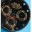 ??ROLEX CADRAN DIAMANTS NOIR ENCRE & OR MONTRES ROLEX DAYTONA 116528, 116523, 116520, CAL 4130??