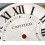 Cartier authentique Cadran Argent chiffres romains Ballon Bleu W69011Z4 Moyen Modèle
