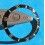 Rolex 90's Glossy Black color Submariner Date Tutone 16803, 16613, 16808, 16618 Watch Bezel Graduated Luminova Insert Part