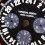 Universal Geneve Authentique Cadran Montres couleur noir Aero-Compax Ref 882.424 9370