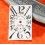 RARE & AUTHENTIQUE CADRAN MONTRES FRANCK MULLER LONG ISLAND chiffres couleur ARGENT BLANC