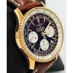 Breitling Original Cadran Noir & Or Occasion Montres Navitimer Chronograph 42mm Ref. Navitimer R23322