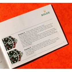 Vintage Collectible 1984 Rolex GMT-Master 16750, 16753, 16758, 16760 FAT LADY Instruction Booklet Manual