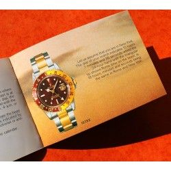 Vintage Collectible 1984 Rolex GMT-Master 16750, 16753, 16758, 16760 FAT LADY Instruction Booklet Manual