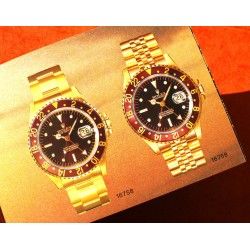 VINTAGE COLLECTOR 1984 LIVRET ROLEX GMT MASTER 16750, 16758, 16753, 16760 BOOKLET, MANUEL, MODE D'EMPLOI 