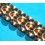 UNIVERSAL GENEVE Rare Bracelet Montres Plaque or jaune & Acier 18mm