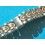 UNIVERSAL GENEVE Rare Bracelet Montres Plaque or jaune & Acier 18mm